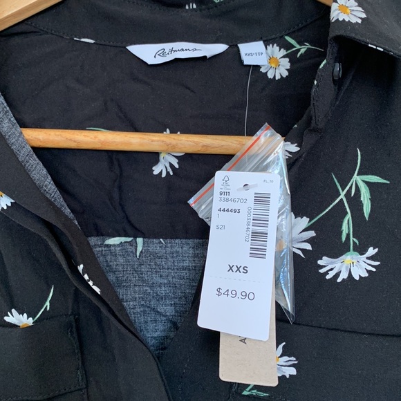 NWT Reitmans Daisy Floral Blouse - Picture 3 of 4